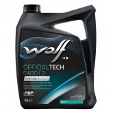 Масло моторное WOLF OfficialTech 5W-30 C2 4 л