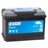 Аккумулятор EXIDE Excell 74Ah 680A (L +) 278x175x190 mm