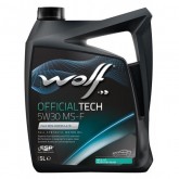 Масло моторное WOLF OfficialTech 5W-30 MS-F 5 л