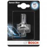 Лампа_(H7) 55W 12V PX26D галогенная голубая в блистере