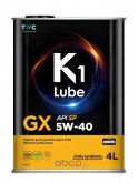 Масло моторное K1 Lube GX SP 5W40 4L API SP, (Ж/Б) Fully Synthetic