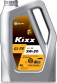 Масло моторное KIXX G1 FE SP 5W20 4L API SP-RC, ILSAC GF-6A, Fully Synthetic