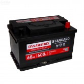 Аккумулятор DYNAMATRIX-KOREA STANDARD  12V 68Ah 600A ETN 0(R+) B13 276x174x174 16,4kg