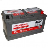 Аккумулятор DYNAMATRIX-KOREA AGM  12V 95Ah 850A ETN 0(R+) B13 353x175x190 26,5kg