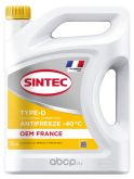 SINTEC Antifreeze OEM France Type-D АНТИФРИЗ ЖЕЛТЫЙ 5kg (4,4л) (ГОТОВЫЙ) -40°СRenault-Nissan