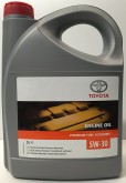 Масло моторное синтетическое 5W30 5л Toyota Engine Oil Premium Fuel Economy, SL A1/B1/A5/B5