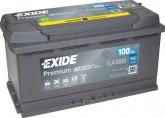 Аккумуляторная батарея EXIDE Premium EA1000 19,5/17,9 евро 100Ah 900A 353/175/190