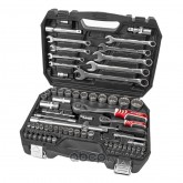 Набор инструментов 82 пр. 12-гранные головки 1/4DR, 1/2DR
