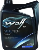 Масло моторное WOLF VitalTech 5W-40 B4 DIESEL 5 л