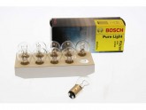 Лампа_(P21/5W) 12V BAY15d стоп/габарит двухнитевая PURE LIGHT