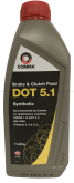 Тормозная жидкость синтетическая COMMA DOT5.1, 1л., FMVSS 116 DOT 5.1, ISO 4925, ISO 4925 (Class 3, 4 & 5.1)