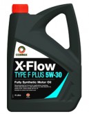 Масло моторное синтетическое COMMA X-FLOW TYPE F PLUS 5W30, 4л., API SL/CF, ACEA A1/B1, A5/B5, FORD WSS-M2C913-A, WSS-M2C913-B