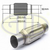 Гофра глушителя с фланцами 50x250